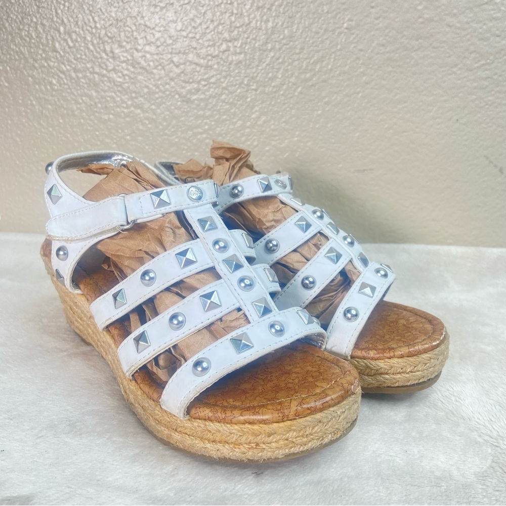 Michael Kors Studded Wedge Espadrilles - Picture 4 of 17